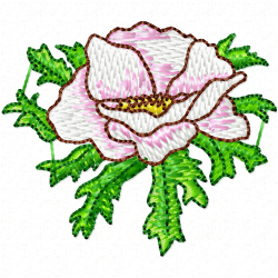 Flowers Embroidery Design 4